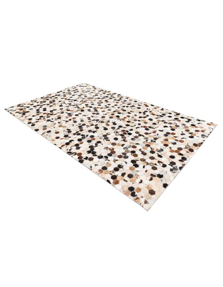 5' 11 x 8' Cowhide Stocks Rug
