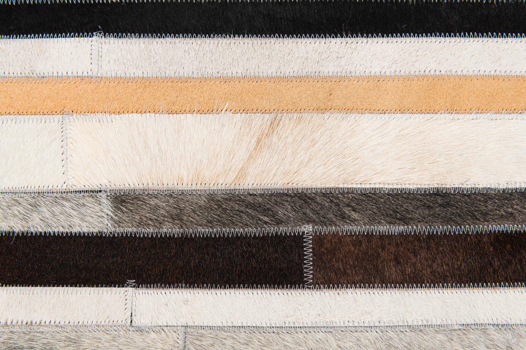5' 1 x 7' 11 Cowhide Stocks Rug