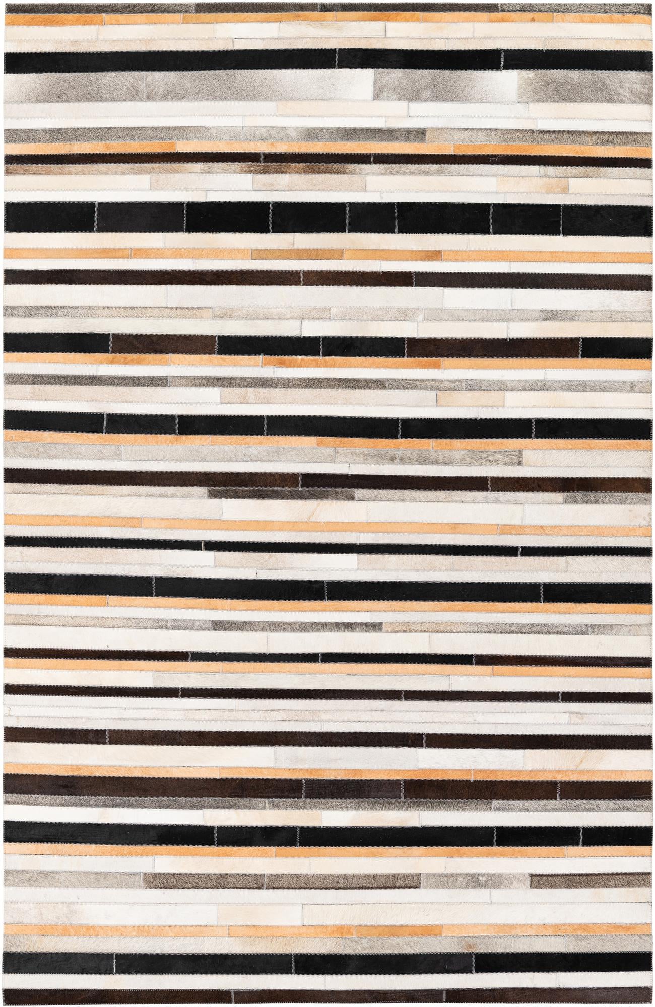 5' 1 x 7' 11 Cowhide Stocks Rug