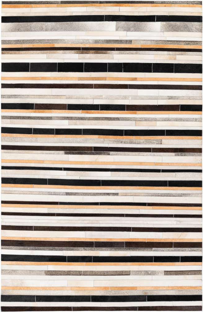 5' 1 x 7' 11 Cowhide Stocks Rug