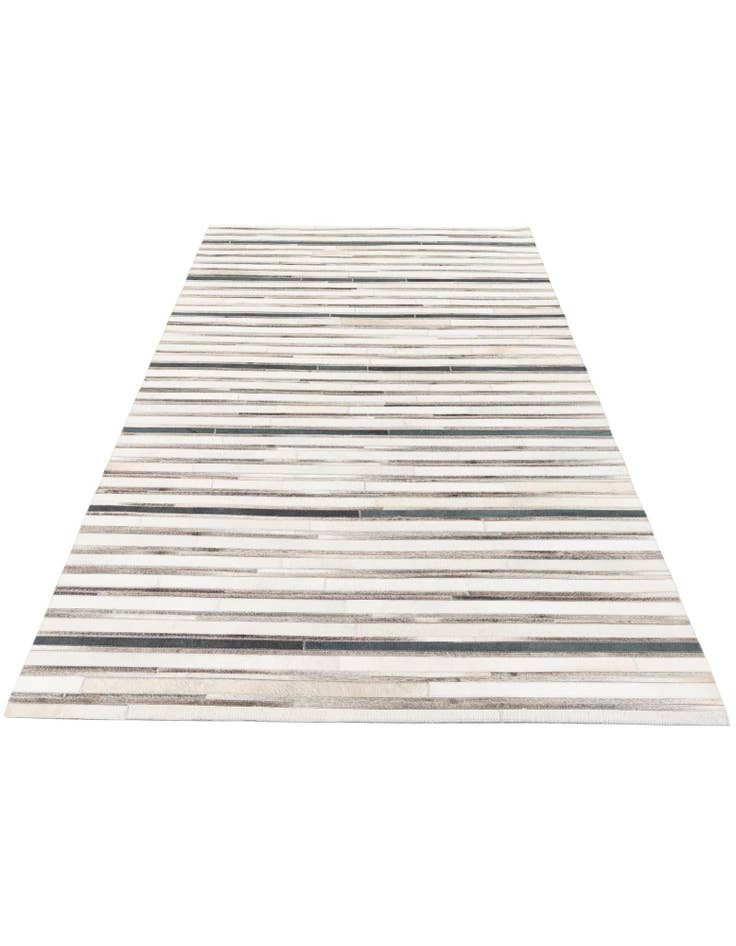 Detail image of 5' 1 x 7' 10 Cowhide Stocks Rug