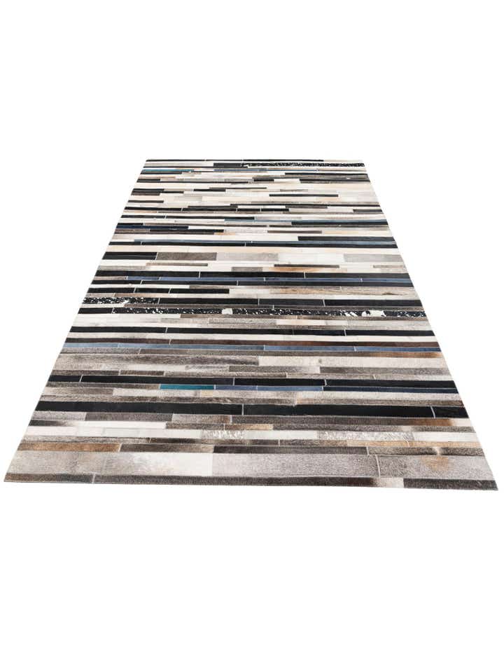 5' 1 x 7' 11 Cowhide Stocks Rug
