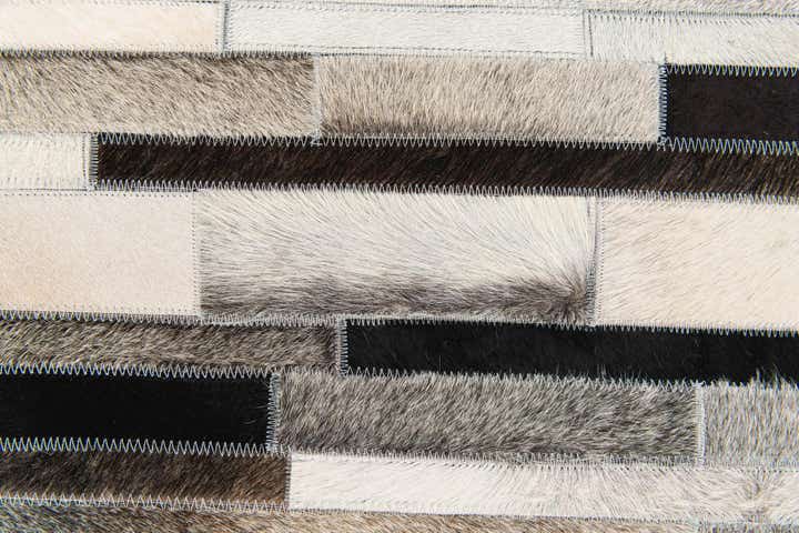 5' 1 x 7' 11 Cowhide Stocks Rug