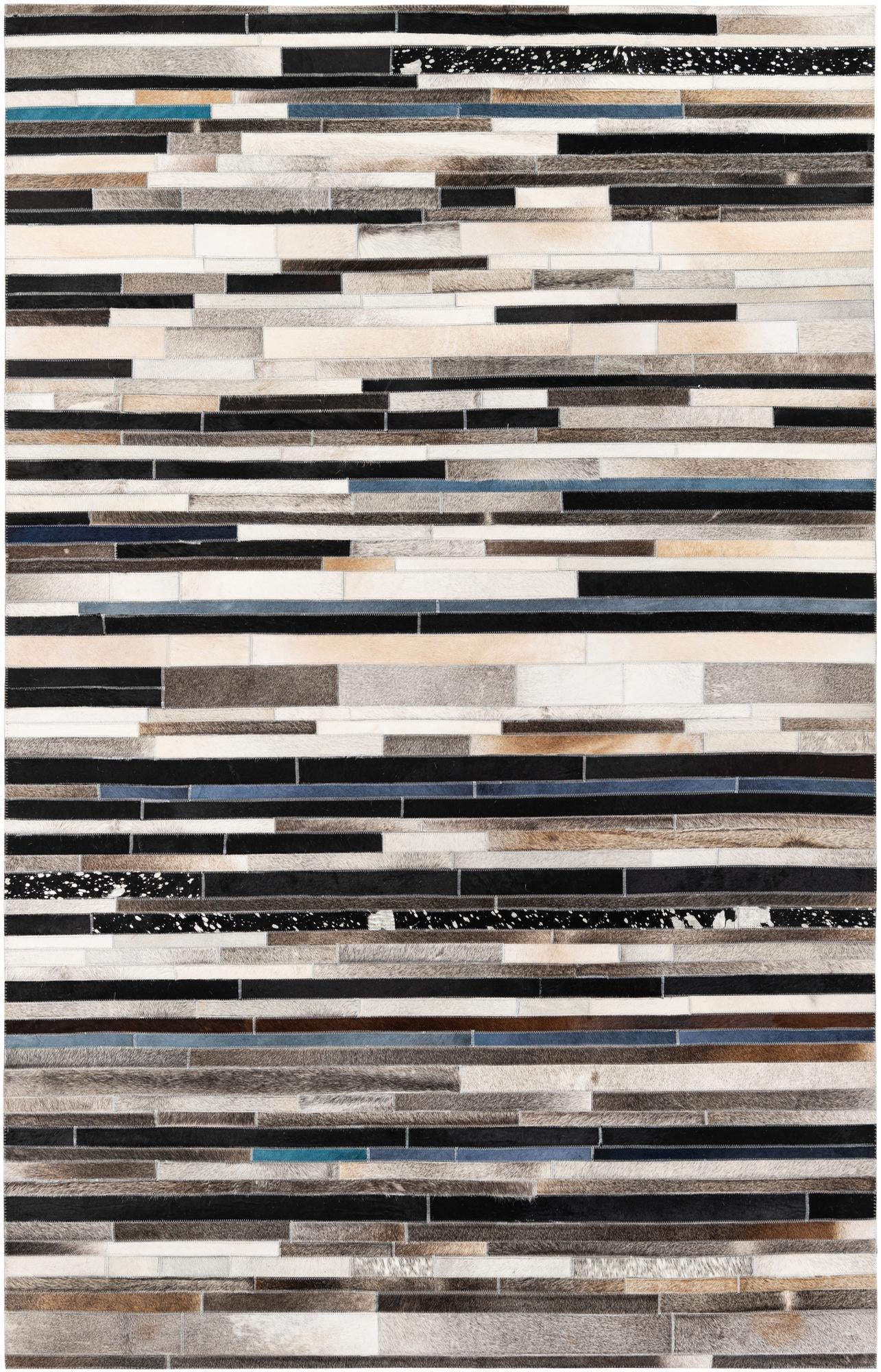 5' 1 x 7' 11 Cowhide Stocks Rug