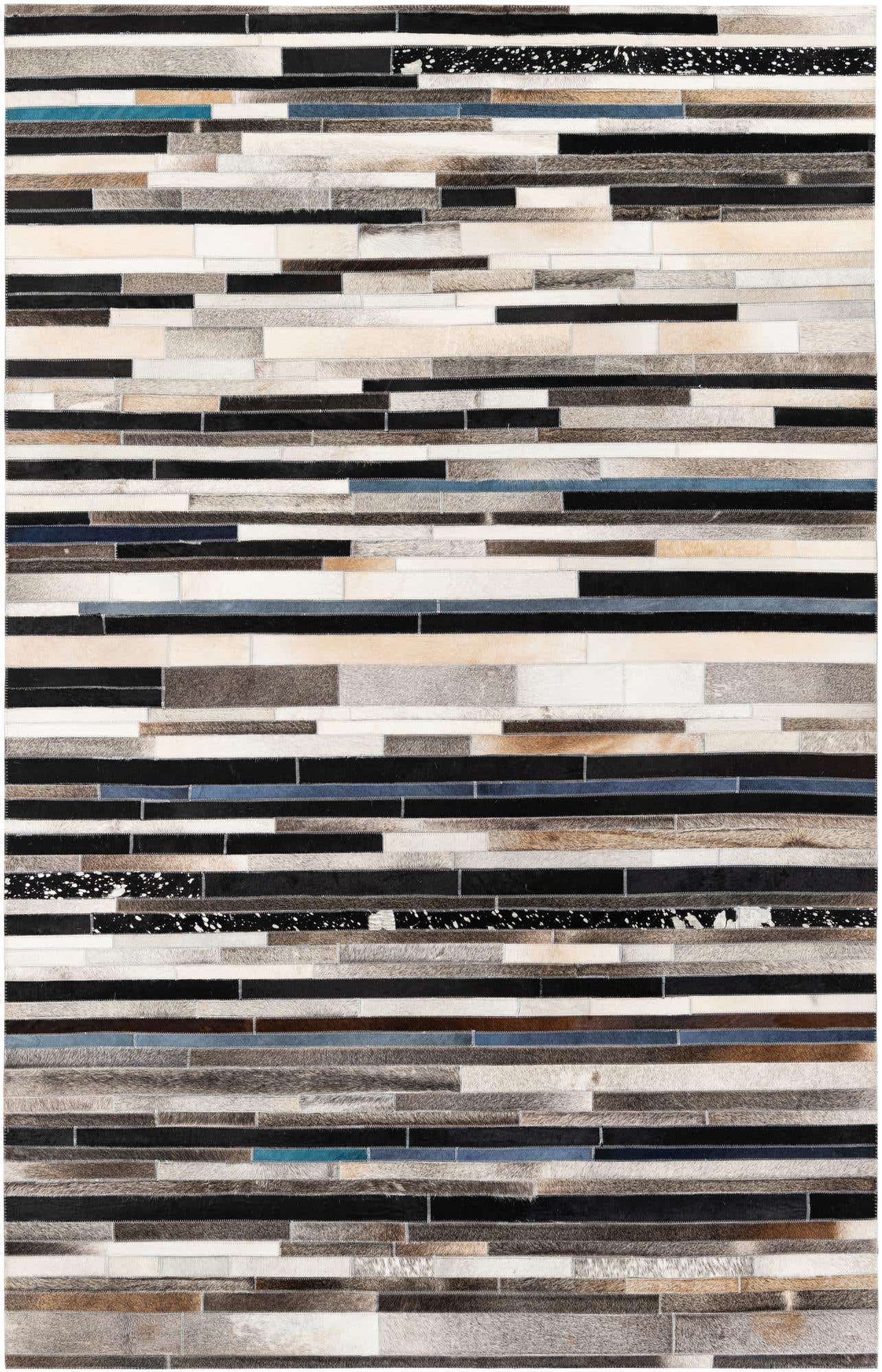 5' 1 x 7' 11 Cowhide Stocks Rug