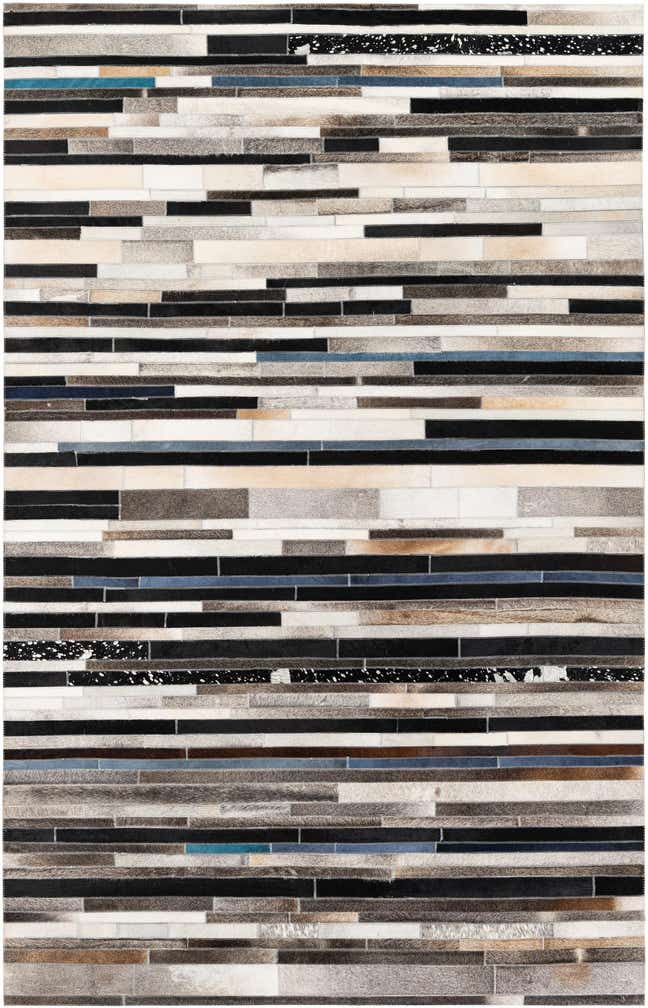 5' 1 x 7' 11 Cowhide Stocks Rug