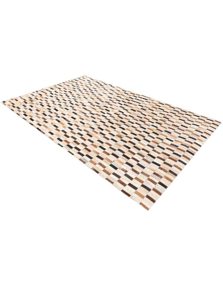 Detail image of 4' 11 x 7' 10 Cowhide Stocks Rug