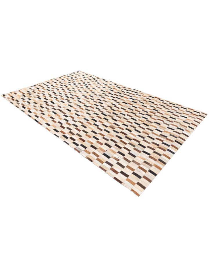 4' 11 x 7' 10 Cowhide Stocks Rug