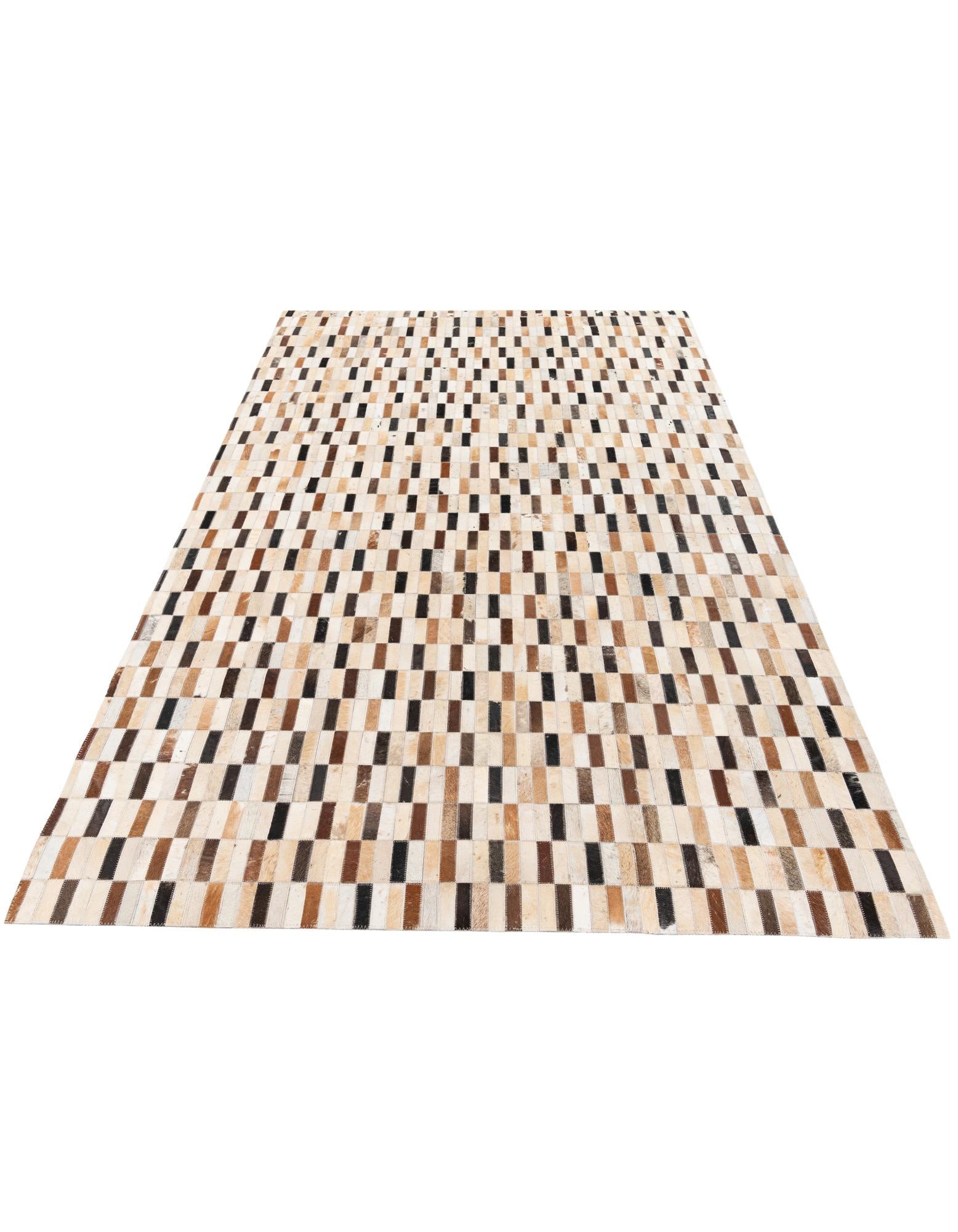 4' 11 x 7' 10 Cowhide Stocks Rug