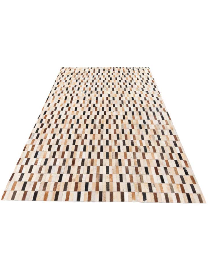 4' 11 x 7' 10 Cowhide Stocks Rug
