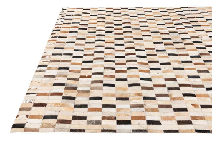 4' 11 x 7' 10 Cowhide Stocks Rug