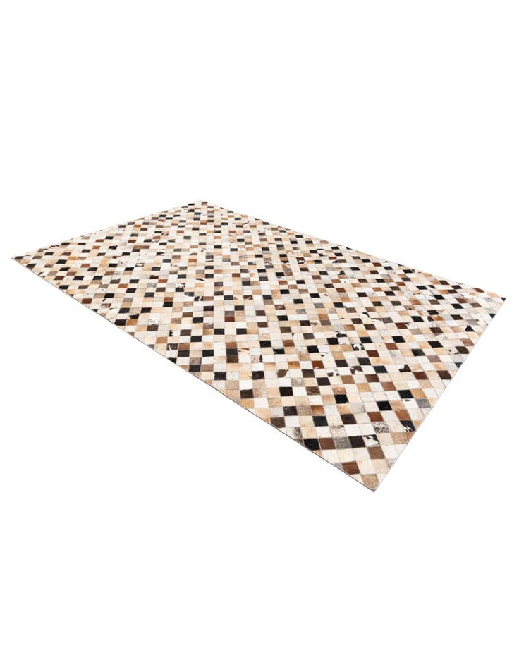 Detail image of 5' 1 x 7' 11 Cowhide Stocks Rug