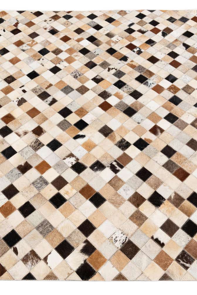 5' 1 x 7' 11 Cowhide Stocks Rug