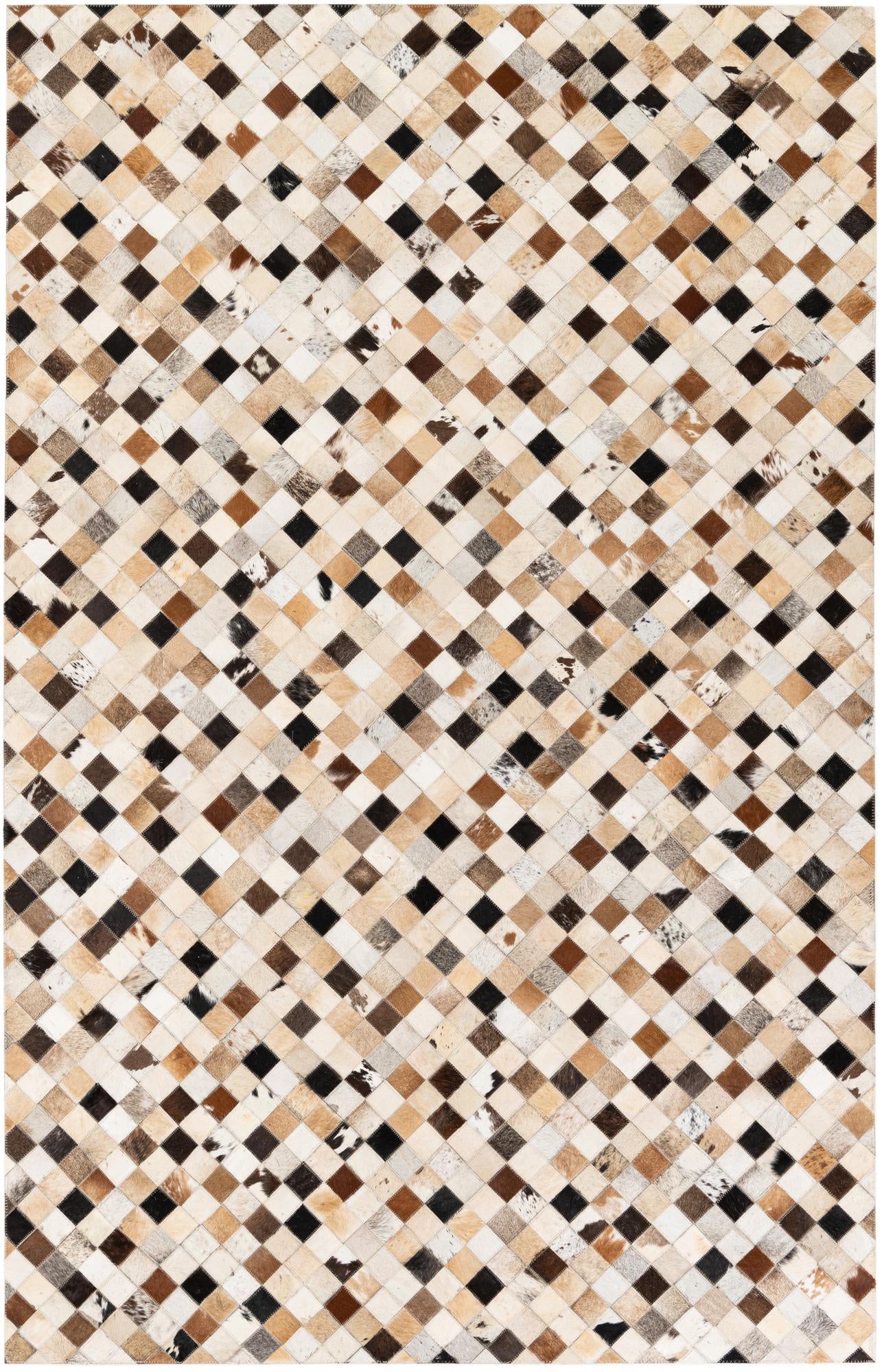 5' 1 x 7' 11 Cowhide Stocks Rug