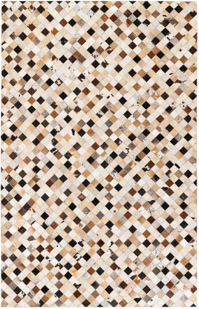 5' 1 x 7' 11 Cowhide Stocks Rug