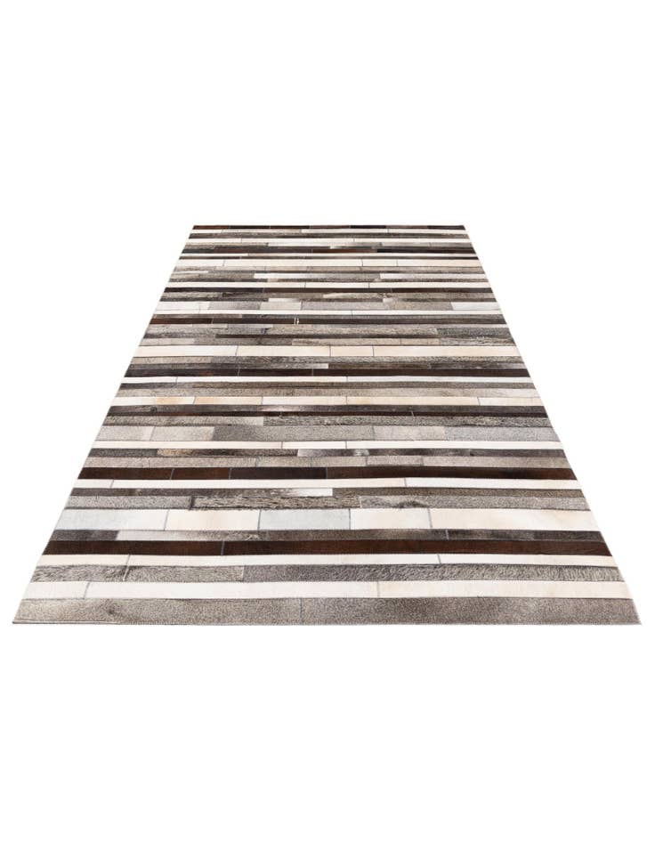 Detail image of 5' 1 x 8' Cowhide Stocks Rug