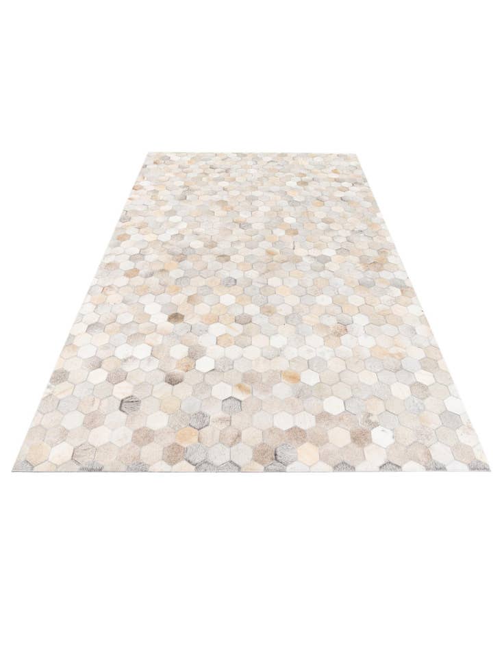 Detail image of 5' x 8' Cowhide Stocks Rug