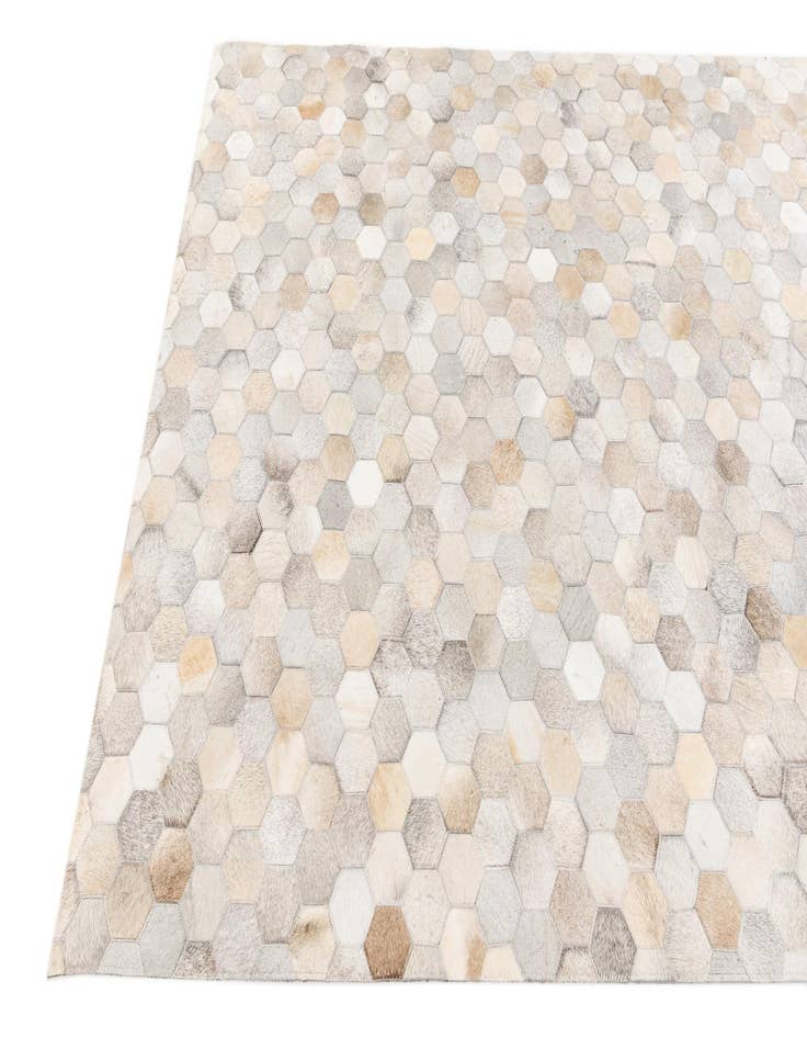 Detail image of 5' x 8' Cowhide Stocks Rug