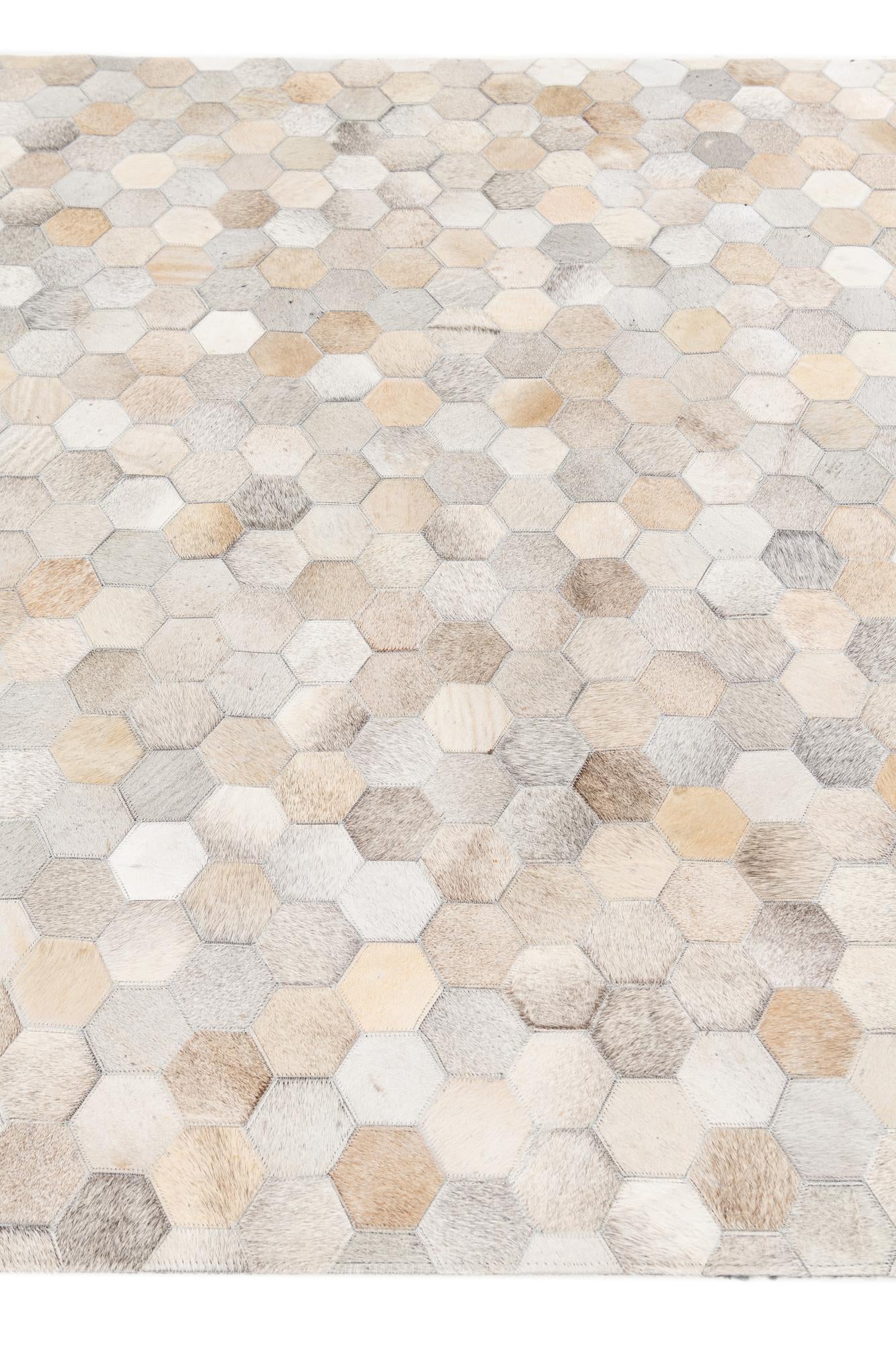 5' x 8' Cowhide Stocks Rug