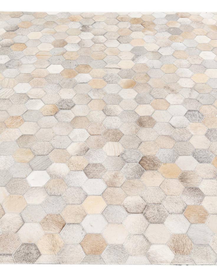 Detail image of 5' x 8' Cowhide Stocks Rug