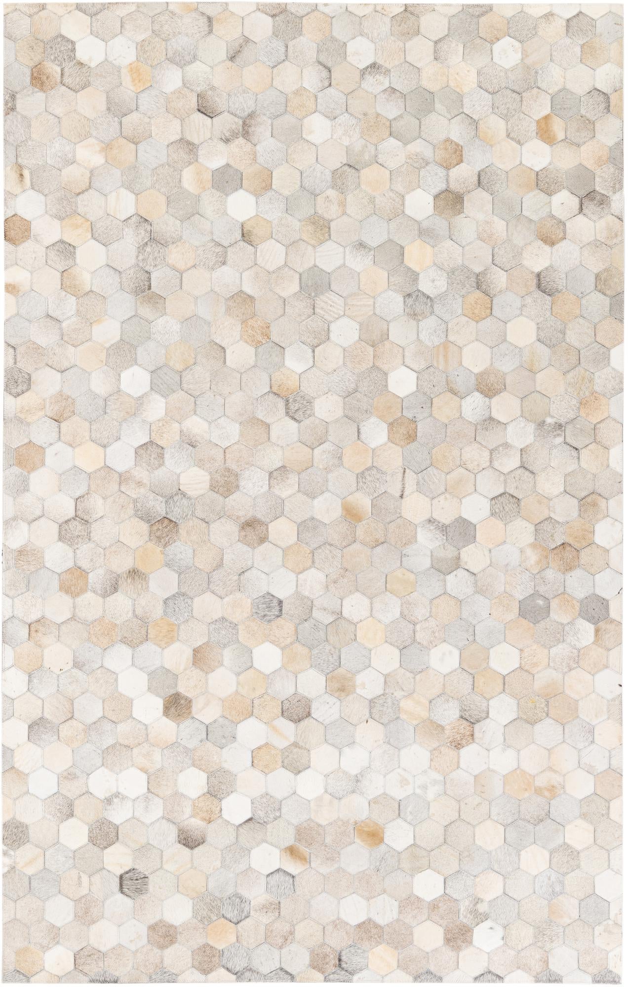 5' x 8' Cowhide Stocks Rug