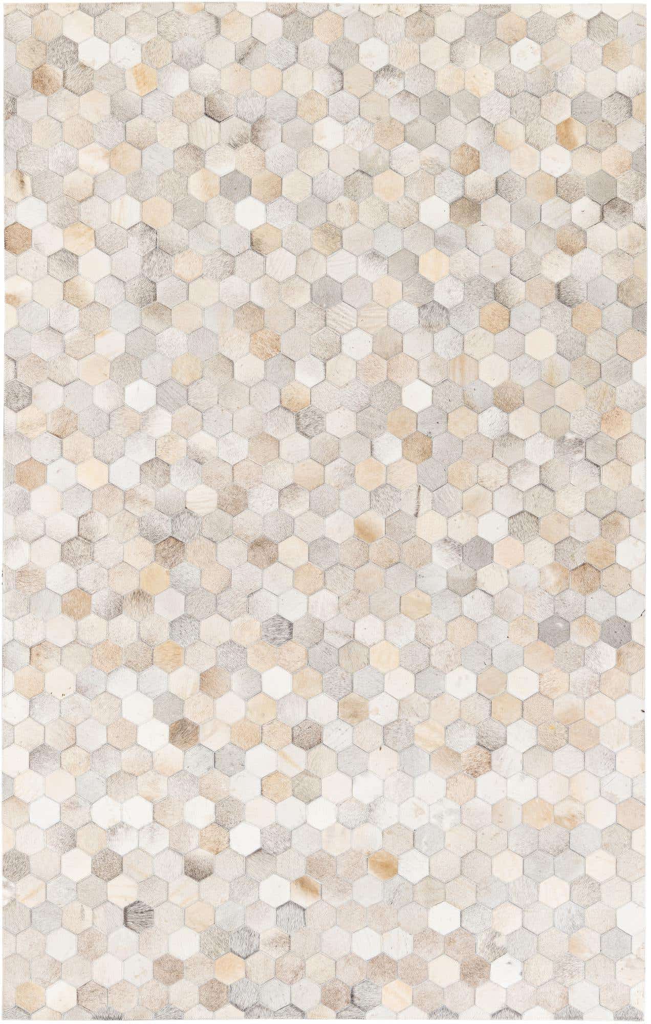 5' x 8' Cowhide Stocks Rug