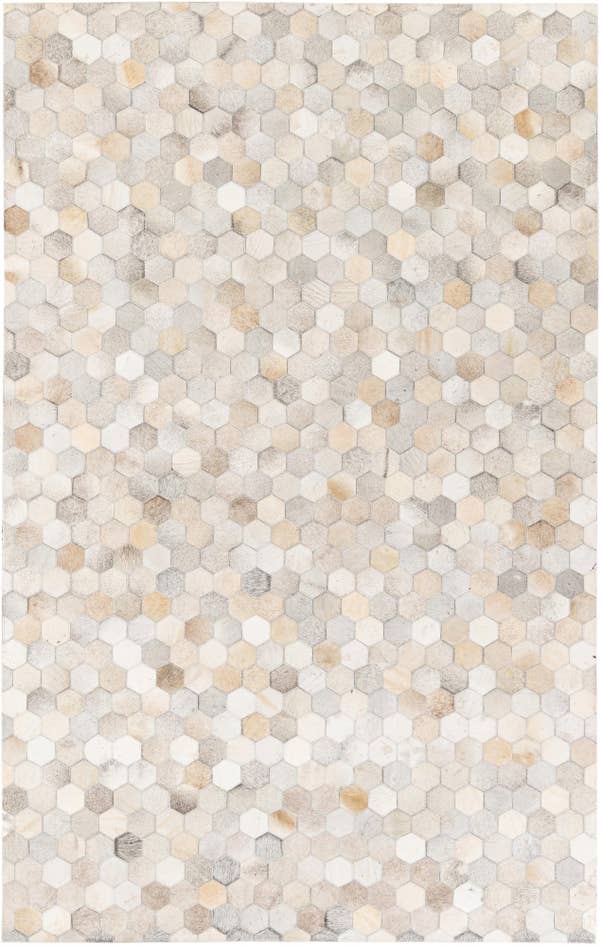 Detail image of 5' x 8' Cowhide Stocks Rug