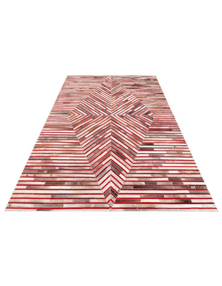 Detail image of 5' 1 x 7' 11 Cowhide Stocks Rug