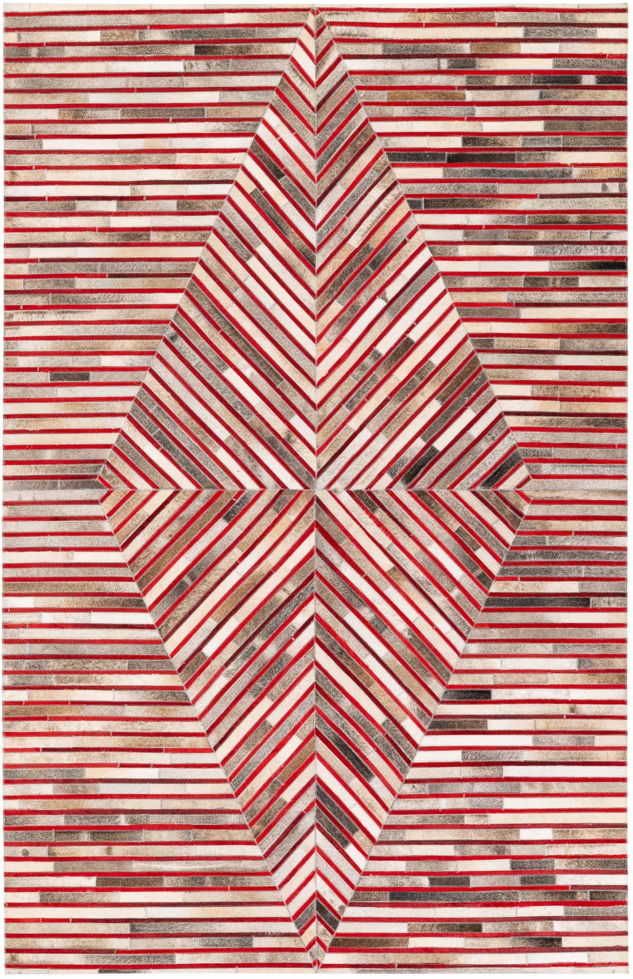 5' 1 x 7' 11 Cowhide Stocks Rug