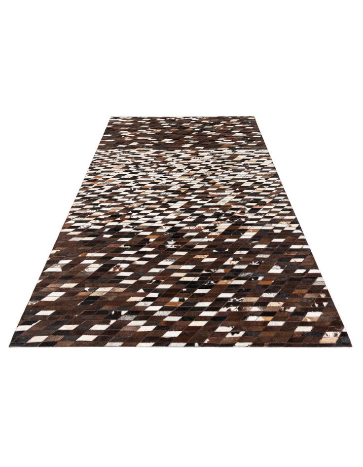 Detail image of 5' x 7' 11 Cowhide Stocks Rug
