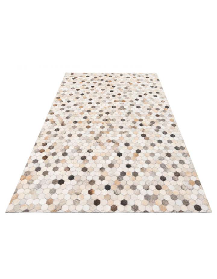 4' 11 x 7' 8 Cowhide Stocks Rug