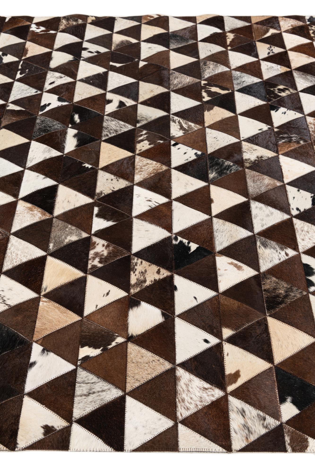 5' 1 x 8' 1 Cowhide Stocks Rug