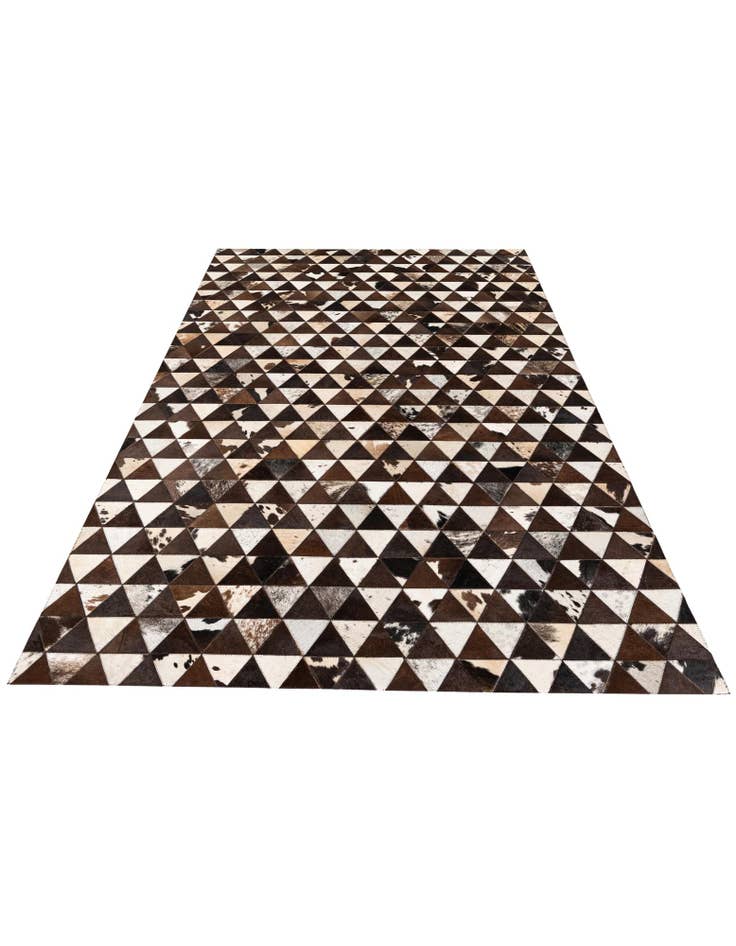 Detail image of 5' x 8' Cowhide Stocks Rug