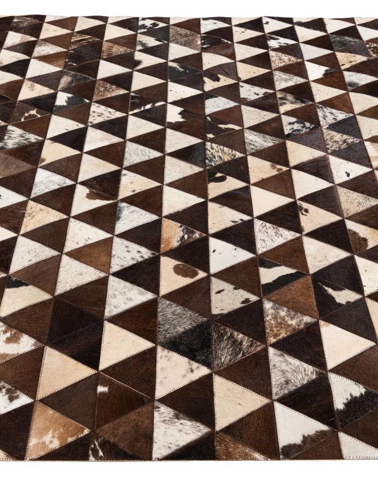 Detail image of 5' x 8' Cowhide Stocks Rug