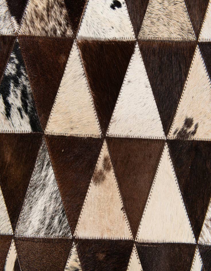 Detail image of 5' x 8' Cowhide Stocks Rug