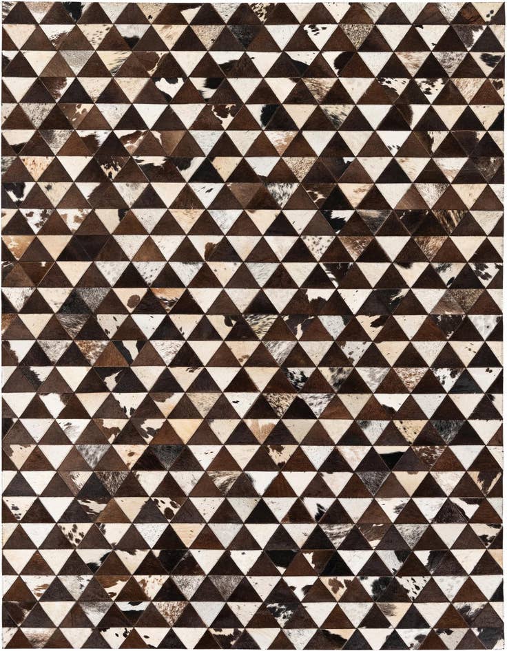 Detail image of 5' x 8' Cowhide Stocks Rug
