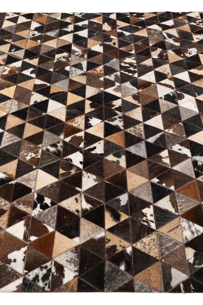 5' x 8' 1 Cowhide Stocks Rug