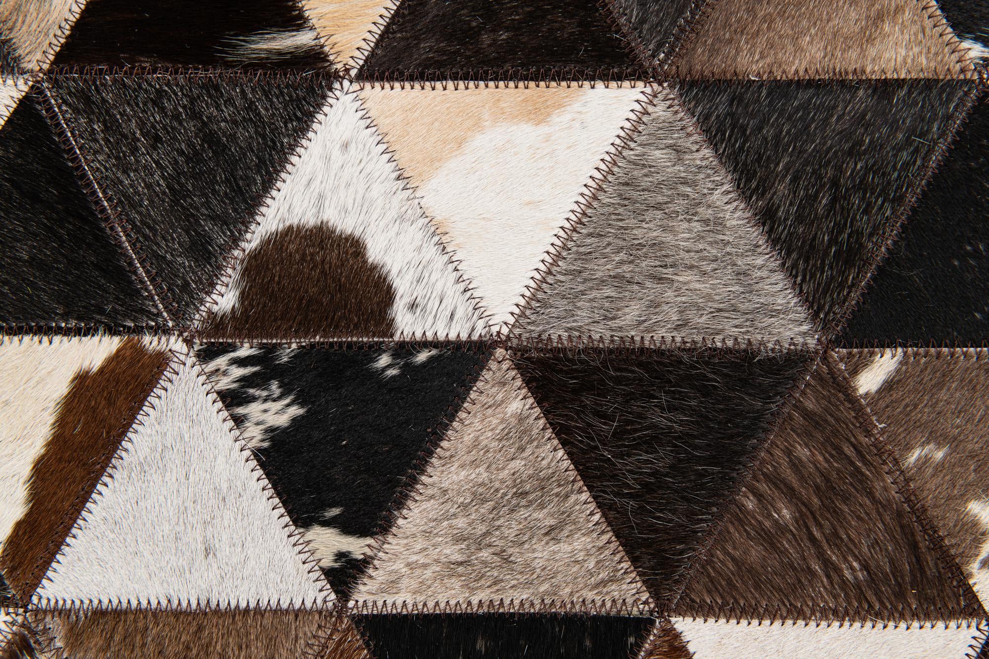 5' x 8' 1 Cowhide Stocks Rug