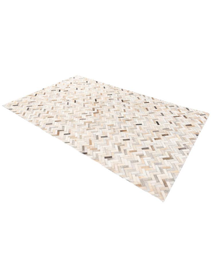 Detail image of 4' 10 x 7' 10 Cowhide Stocks Rug