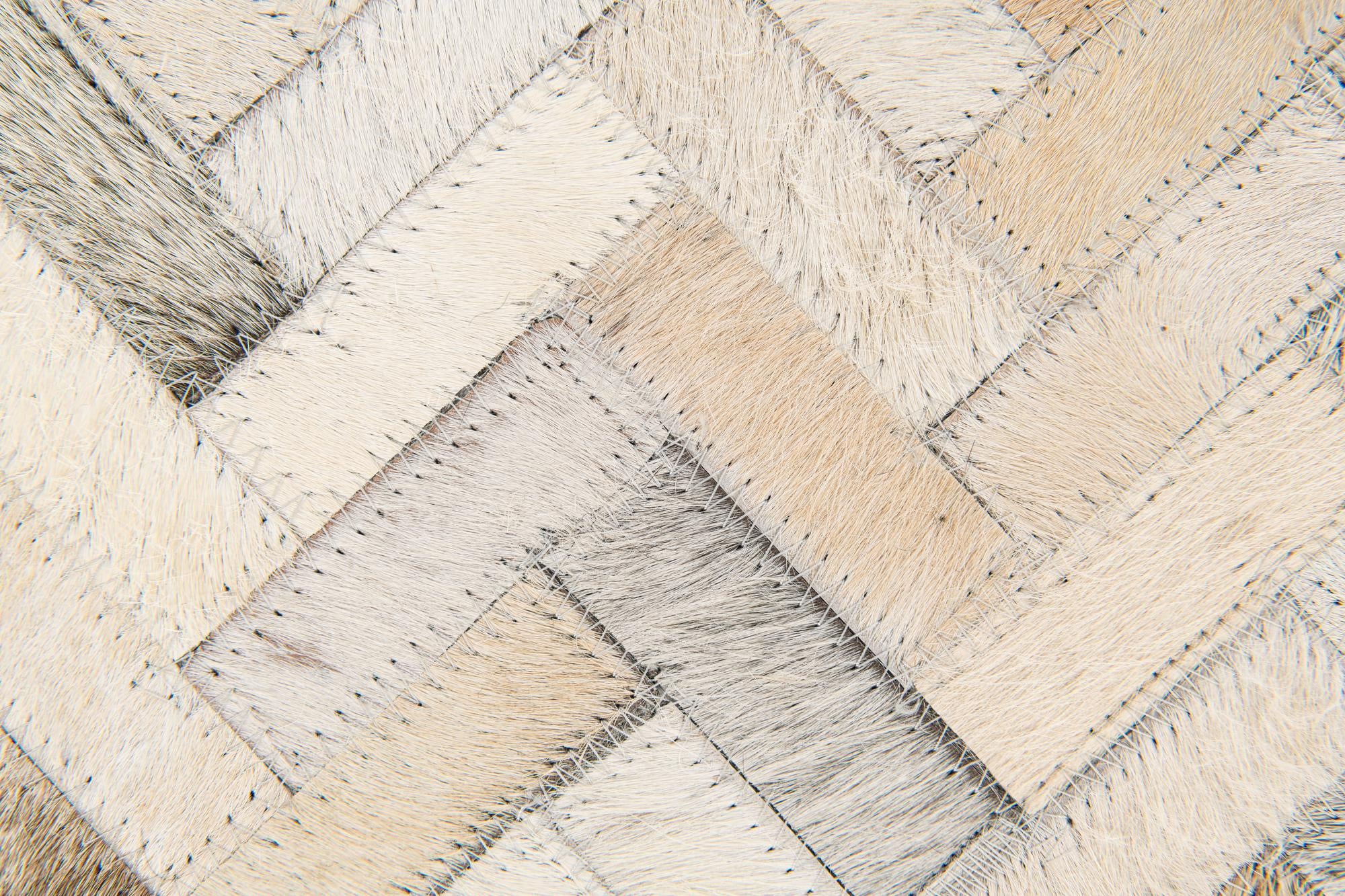 4' 10 x 7' 10 Cowhide Stocks Rug