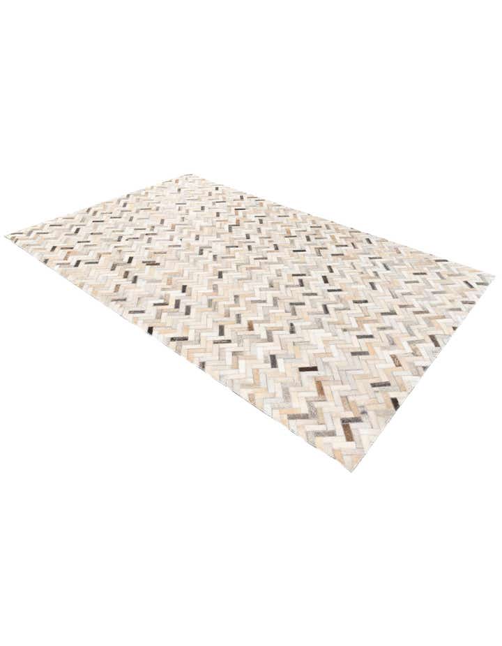 4' 10 x 7' 9 Cowhide Stocks Rug