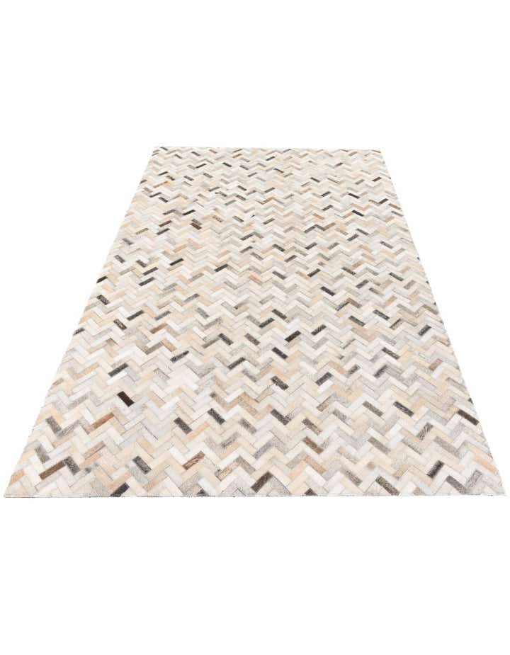 4' 10 x 7' 9 Cowhide Stocks Rug