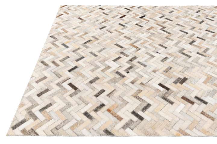 4' 10 x 7' 9 Cowhide Stocks Rug