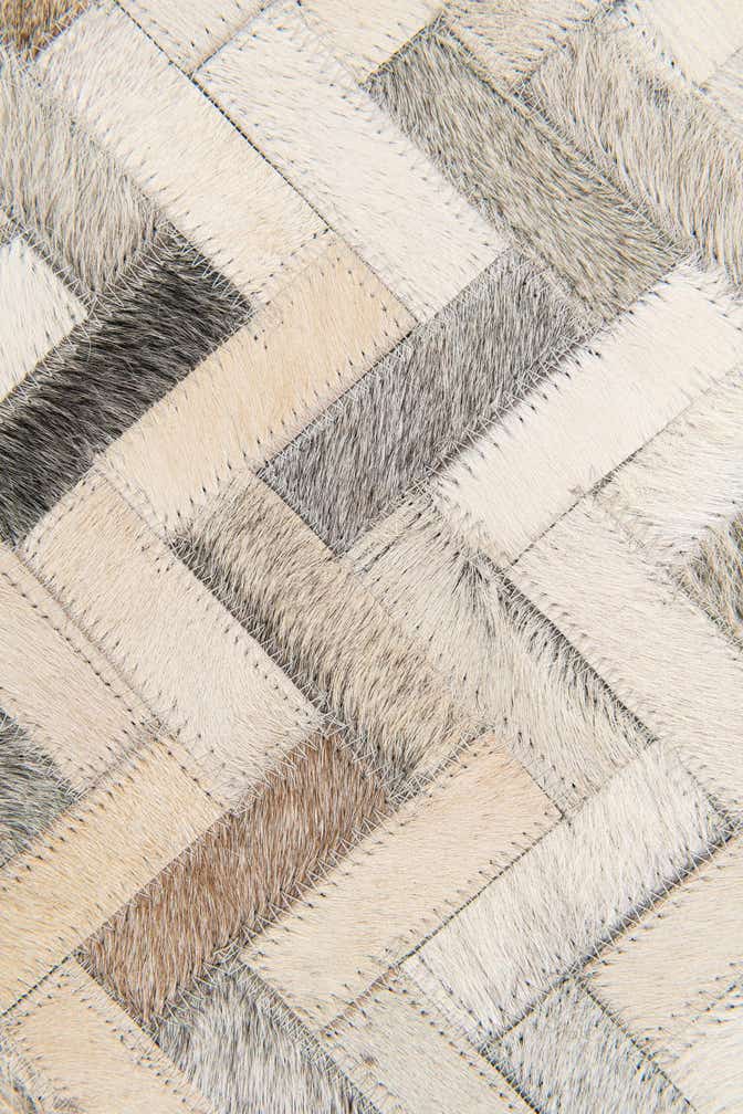4' 10 x 7' 9 Cowhide Stocks Rug