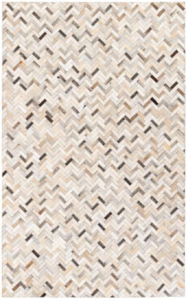 4' 10 x 7' 9 Cowhide Stocks Rug