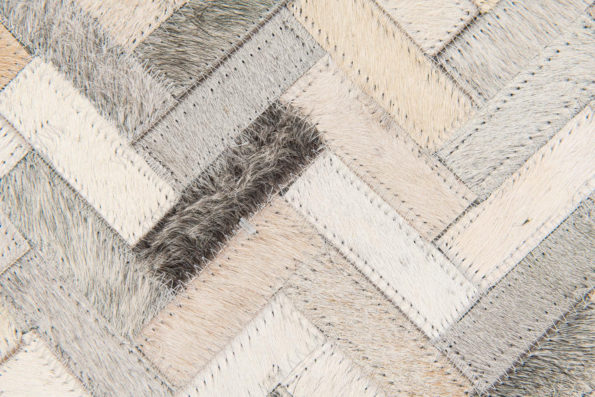 4' 10 x 7' 10 Cowhide Stocks Rug