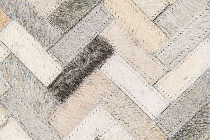 4' 10 x 7' 10 Cowhide Stocks Rug