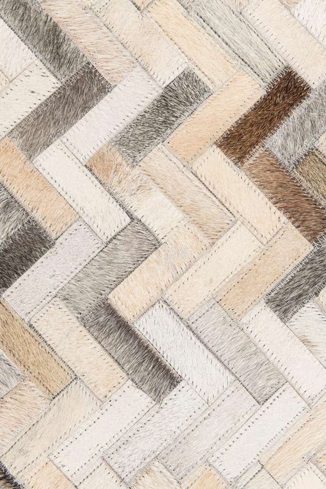 4' 10 x 7' 10 Cowhide Stocks Rug