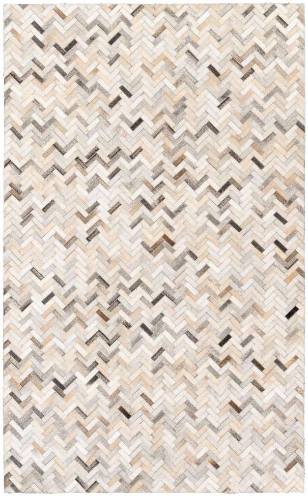 4' 10 x 7' 10 Cowhide Stocks Rug