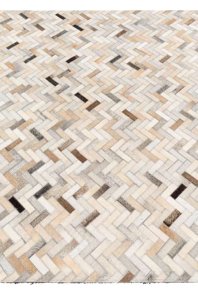 4' 10 x 7' 9 Cowhide Stocks Rug